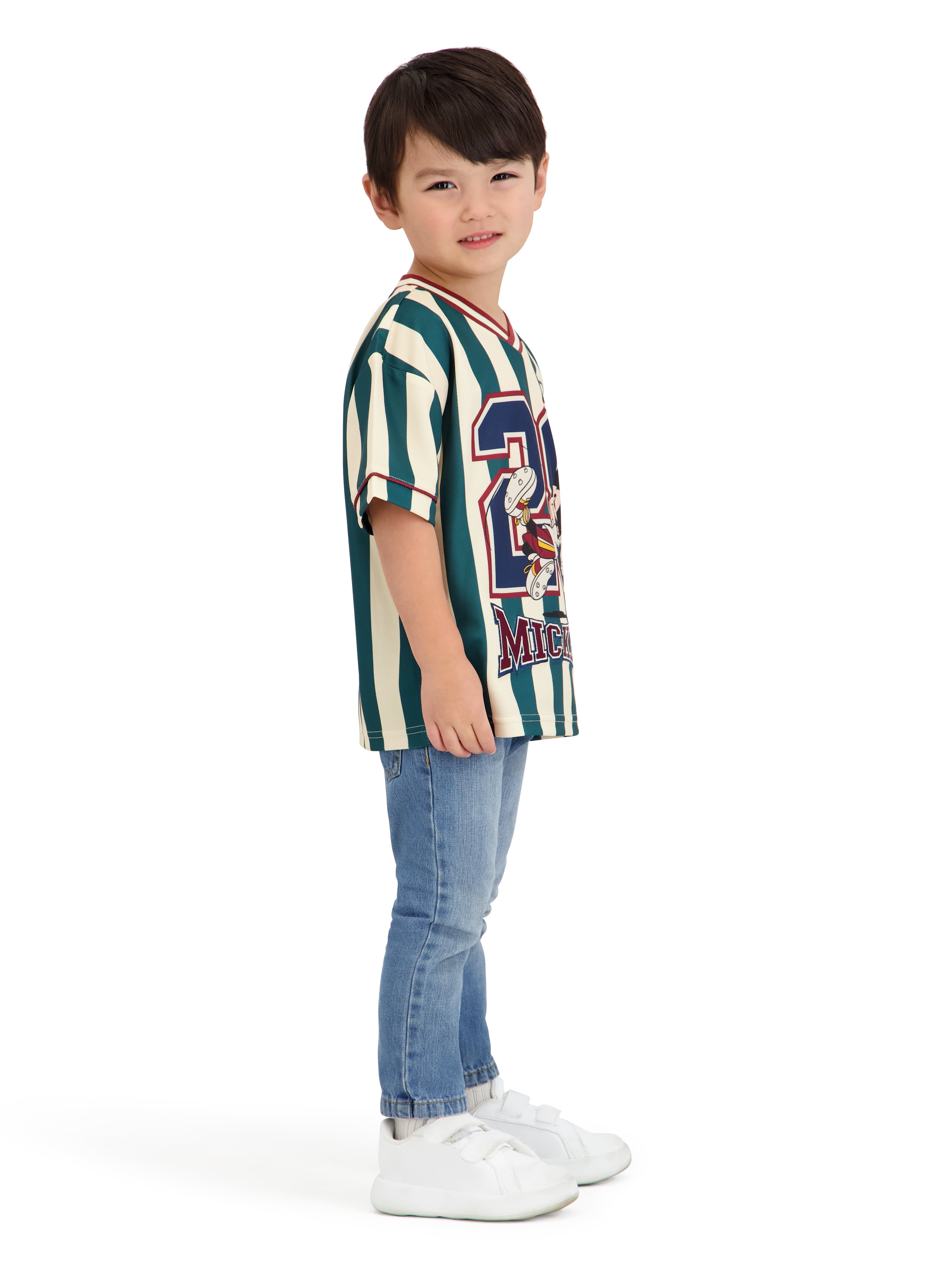 Mickey Mouse Toddler Boy Short Sleeve Jersey, Sizes 12 Months-5T