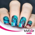 thumbnail image 4 of Whats Up Nails B011 Intergalactic Encounters Metal Stamping Plate Nail Art Design, 4 of 16