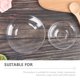 thumbnail image 5 of Accesorios para barra, platillo de vidrio, redondo, transparente, para café, aperitivos, platos pequeños, bandeja de té, 2 unidades, 5 of 6
