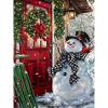 thumbnail image 1 of Cuadros Decorativos Taladro redondo completo 5D dibujar imagen muñeco de nieve diamante pintura salón ornamento Ehuebsd Nuevos Originales, 1 of 8
