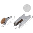 thumbnail image 4 of Book Wreath Library Embosser Seal Stamp Stainless Steel Hand Held Books Embossing Sealing Stamp Teacher Ex Libris Notary for Official Graducation Book Lovers Gift Envelopes Napkins Paper, 4 of 9