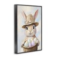 thumbnail image 2 of Stupell Industries Cottage Bunny with Easter Egg Basket Black Framed Giclee Art, 12 x 18, by The Prints Vibe, 2 of 8