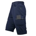 thumbnail image 6 of Zshosam Casual Shorts for Men Mens Shorts Adjustable Elastic Waist Casual Workout Shorts with Pockets (Navy,L), 6 of 9