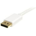thumbnail image 3 of StarTech.com 1m (3 ft) White Mini DisplayPort to DisplayPort 1.2 Adapter Cable M/M - DisplayPort 4k, 3 of 4