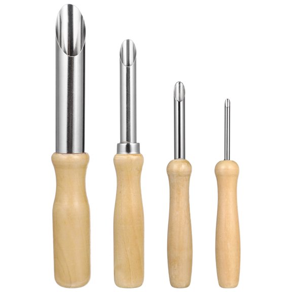 4 Pcs Pottery Tools Clay Cutting Tool Clay Punching Tool Pottery Sculpting Tools Clay Sculpting Tools Clay Hole Cutters