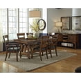 thumbnail image 2 of A-America Ozark 72" - 92" Trestle Table with (1) 20" Butterfly Leaf, 2 of 9