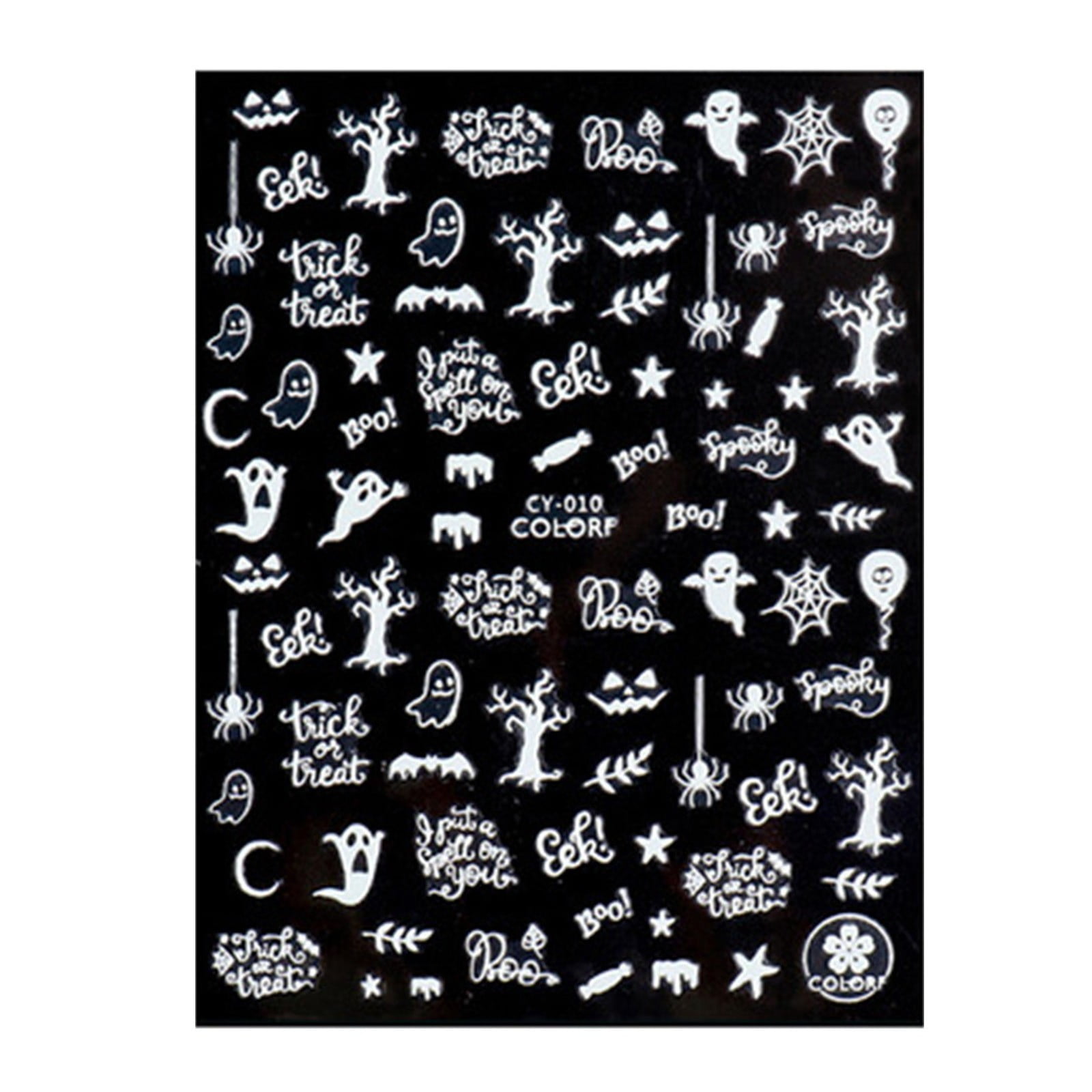 Nail Stickers Words Luminous Nail Art Stickers,Glow In The Dark Self