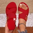 thumbnail image 5 of Orthopedic Sandals for Women Hollow Mesh Slide Shoes with Arch Support Comfortable Beach Flats Toe Ring Slippers, 5 of 5