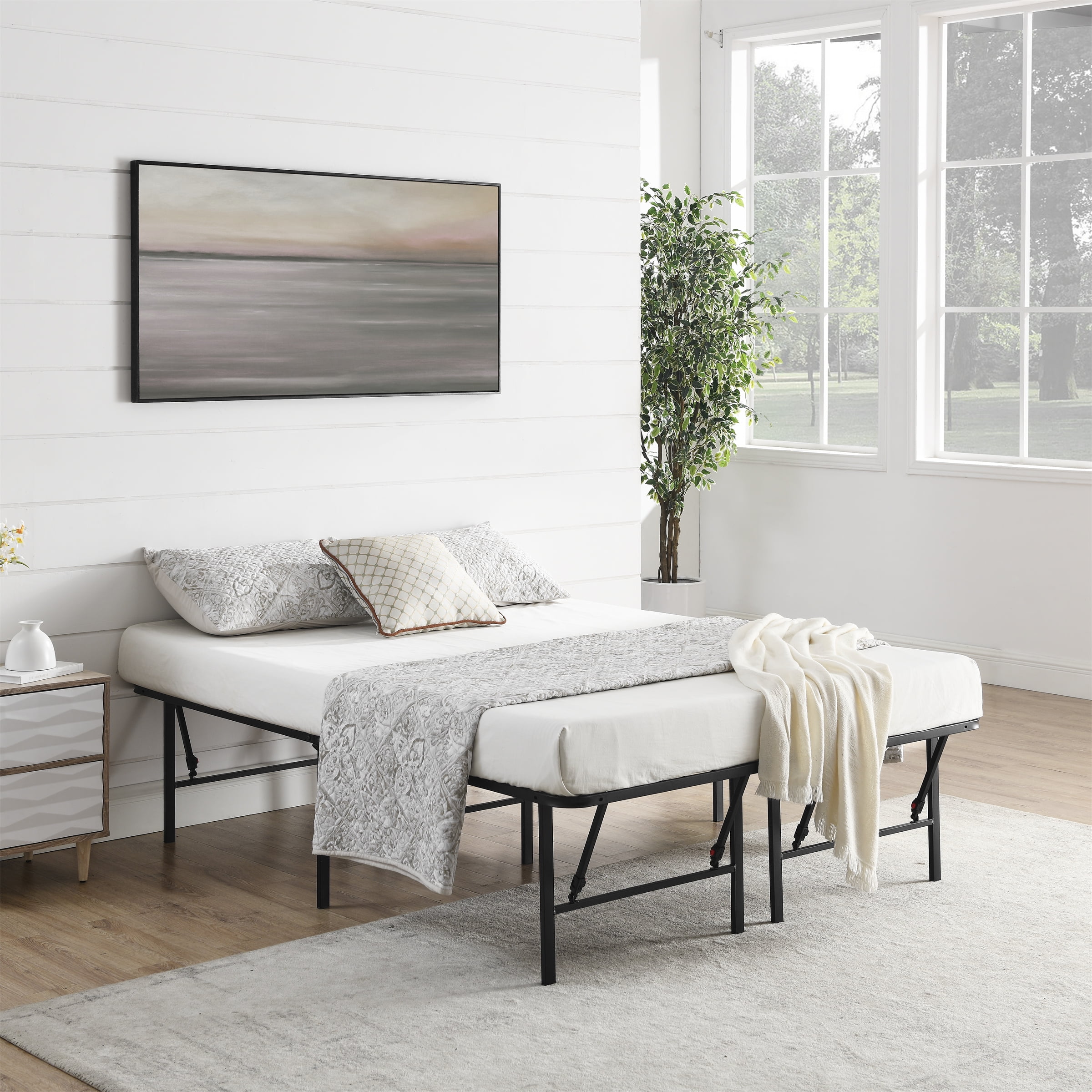 18 platform bed frame queen discount