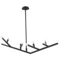 thumbnail image 4 of Avenue Lighting The Oaks Collection Modern Linear Chandelier Brushed Brass 12 12 Light Brushed Brass, 4 of 5