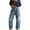 Z2-F, variant on Prolriy Womens Jeans, Mid Barrel Jeans for Women Wide Leg Mid Waist Cropped Denim Pants Y2K Baggy Jeans with Pockets Women's Pants B L