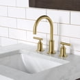 thumbnail image 6 of Water Creation Chestnut 30" Wood Single Bathroom Vanity in Brown/Satin Gold, 6 of 10