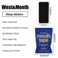 thumbnail image 2 of 300pcs Strip Mouth Tape Mouth Breathing Patch Snore Reducing, 2 of 5