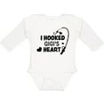 thumbnail image 3 of Inktastic I Hooked Gigi's Heart with Fishing Rod Boys or Girls Long Sleeve Baby Bodysuit, 3 of 5