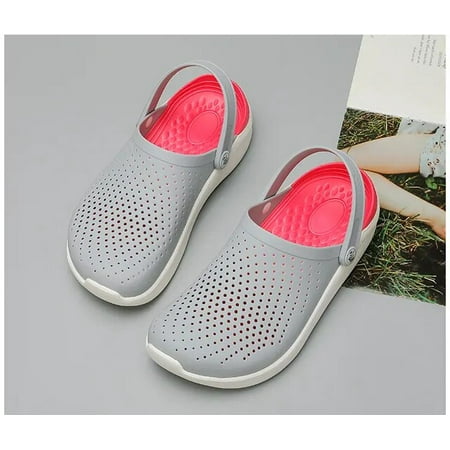 

2021 Clogs Sandals New Mens Casual Shoes EVA Lightweight Beach Slippers for Men Women Unisex Garden Shoes Flip Flop Male