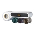 thumbnail image 1 of Estante para cepillos de dientes con tazas Dispensador automático de pasta de dientes Exprimidor Soporte de almacenamiento Montado en la pared Soporte para cepillos de dientes Organizador Ra Irfora Estante para cepillos de dientes, 1 of 7