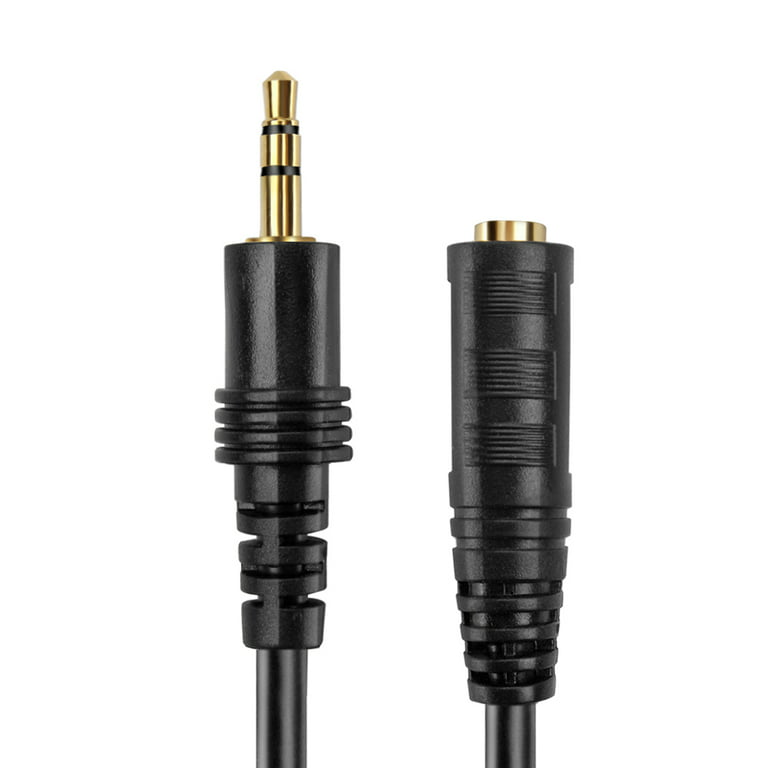 AUX Headphone 3.5mm Extension Cable (50 Feet) - Male to Female