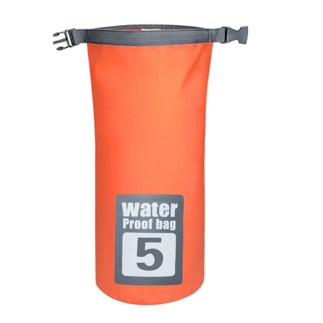 Bolsa seca DYNWAVEMX Impermeable con ruedas Naranja 5 L