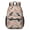 Chihuahua and Floral, variant on Chihuahua and Floral Beige Pattern 17" School Backpacks for Teens,Waterproof Oxford Fabric,S-Shape Padded Straps for School,Travel,Hiking,Camping