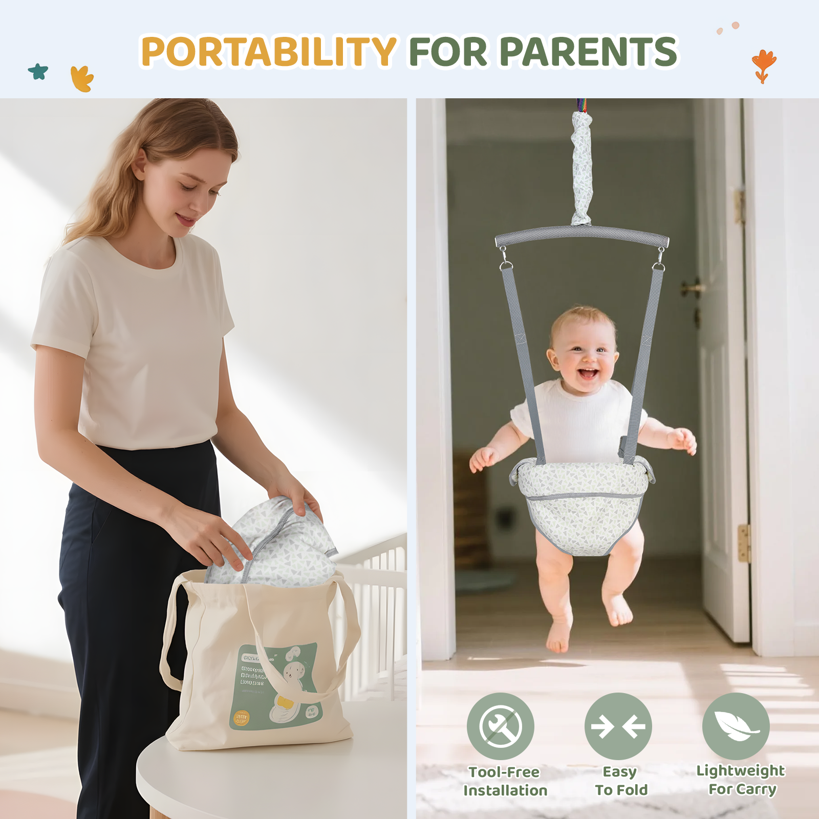 Slevoo Baby Doorway Jumper, 6-12 Months photo 7