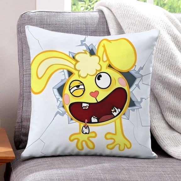 Happy Tree Friends Pillow Cover Case Gifts Pillowcase Home Decorative Throw Cushion Birthday Present Fans Lover