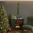 thumbnail image 3 of 100cm Vigne Décorative avec Baies Rouges et Feuilles Vertes pour Décoration Maison et Vacances, 3 of 5