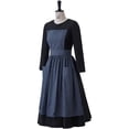 thumbnail image 3 of Maria Nun Dress Victorian Maid Dress Apron Colonial Village Woman Dress, 3 of 8