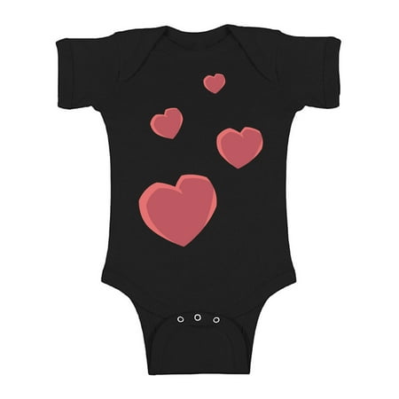 

Valentine Baby Bodysuit Red Hearts Romper Valentine s Day