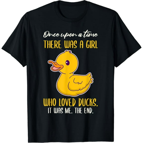 Simple Fit Once There Was A Girl Who Loved Ducks T-Shirt