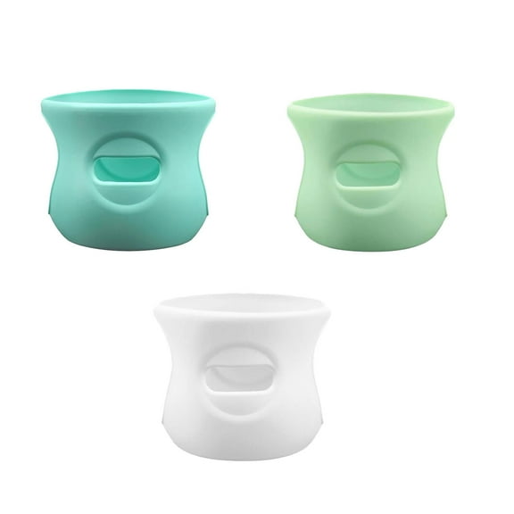 BESTSKY Baby Bottle Holder,Impact-Resistant Design Silicone Sleeves for Avent Natural Glass Baby Bottles,Soft and Comfortable Silicone Sleeves,Multicolor1