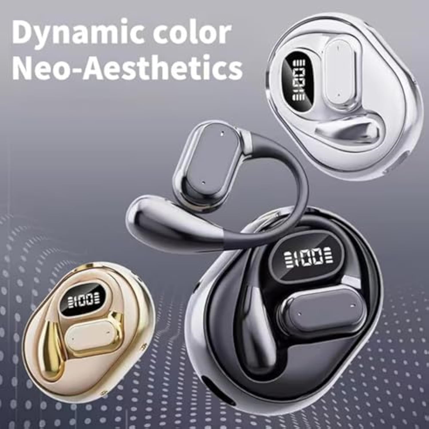 AI Translation Wireless OWS Bluetooth 5.4 Headphones, 150 Language AI Translation Earbuds, Support Playing Music Phone Calls, Real Time Translator Earbuds, for Travel Business Learning