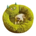 thumbnail image 5 of mdesiwst Plush Cat Calming Bed Cute Shape Dog Donut Bed with Raised Head And Neck Support Pads Cozy Pet Round Cuddler Bed for Cats Puppies, 5 of 8