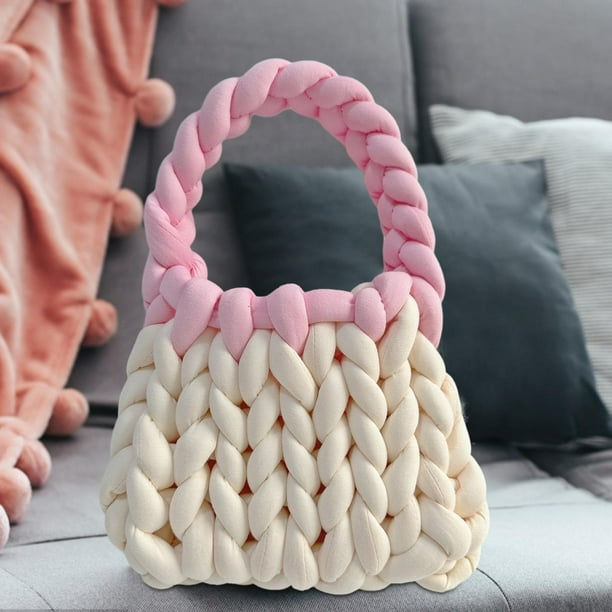 Bunblic Handwoven Handbag for Women Purse Lightweight Casual