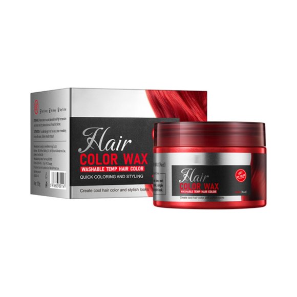 Hair Coloring Products Clearance, Bradem Red Temporary Hair Color Natural Hair Color Wax Hair Wax Color Spray Hair Wax Dye for Christmas Parties Role Playing and ., Hair Dye Clearance Sale!