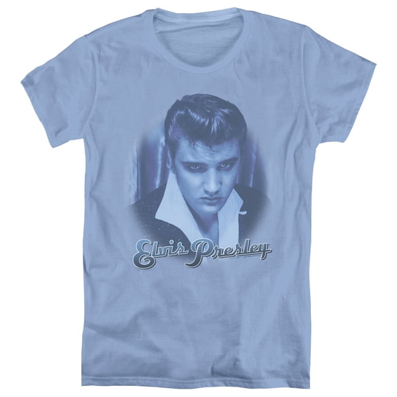 Elvis Presley - Blue Suede Fade - Women's Short Sleeve Shirt - X-Large