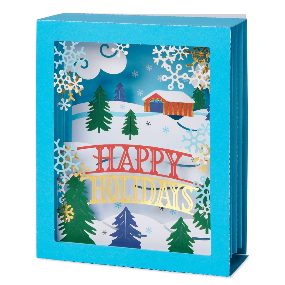American Greetings Happy Holidays PopUp Christmas Greeting Card