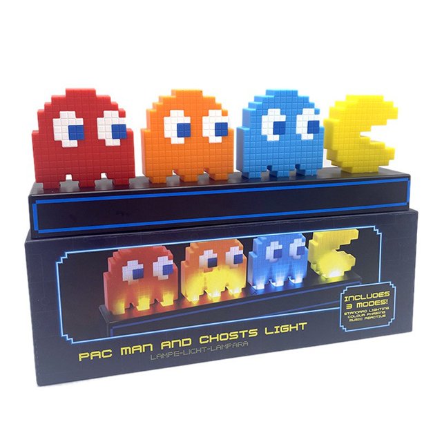 Marios veilleuse créative Pixel commande vocale USB petite veilleuse musique rythme couleur changeante lampe de Table lumières de jeu