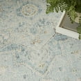 thumbnail image 5 of Nourison Astra Machine Washable Persian Light Blue 7'10" x 10' Area Rug (8x10), 5 of 9