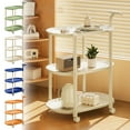 thumbnail image 2 of XGFHYJEH Bathroom Storage Shelf, Standing Small Storage Racks And Shelves, Desktop Storage Rack, Multi Layer Storage Shelving, Space Saving Floor Organizer for Bathroom Bedroom Kitchen, 2 of 6