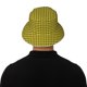 thumbnail image 5 of Fotbe Yellow Checkered Plaid Sombrero Tipo Pescador con Estampado – Sombrero de Sol de Algodón de Moda para Playa, Golf, Pesca, 5 of 6