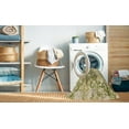 thumbnail image 2 of Ahgly Company Tapis d'Intérieur Lavable en Machine Carré Transitionnel Brun Or, 5 Pieds Carré, 2 of 7