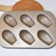 thumbnail image 5 of 2 Pack Madeleine Mold Cake Pan, Non-Stick Heavy Duty Shell Madeline Bakeware for Oven Baking (Champagne Gold), 5 of 5