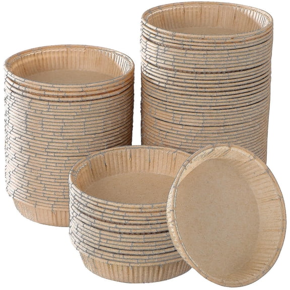100 Pcs Mini Tart Pans For Baking Round Bottom Small Pie Pans Oven Microwave Safe Baking Cups