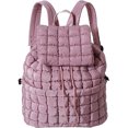 thumbnail image 1 of LHSHID Quilted Backpack for Women Lightweight Puffer Drawstring Padding Hiker Back Pack Travel Backpack College Gym Bag, 1 of 7
