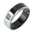 thumbnail image 1 of Smart Ring Activity Tracker, Lightweight Page Turning Smart Ring Health Tracker  for Work Inner Diameter 22.3mm / 0.88in, 1 of 7