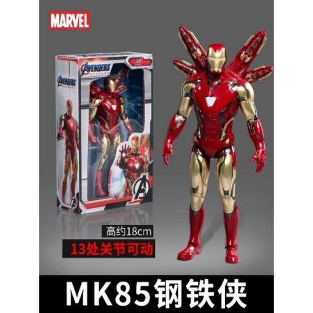 Figura de Thanos de Los Vengadores 4 de Marvel, muñeco de Iron Man, modelo de Spider-Man, Thor boy, juguete móvil fino, colección de regalos Fivean unisex