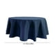 thumbnail image 3 of Mantel Redondo de 122 Cm (48") | Ideal para El Hogar, Restaurantes y Pubs | Fibra de Poliéster | Azul Marino | Diámetro: 122 Cm | Resistente a Las Manchas y Duradero | 1 Unidad, 3 of 6