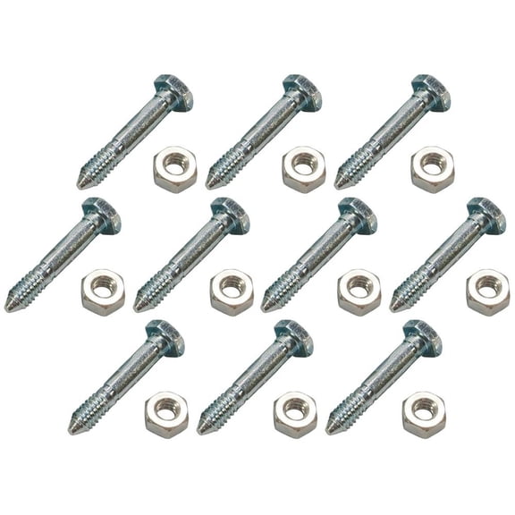 RAParts 780-039 10Pk Shear Pins Fits Ariens ST524 53200500 Fits John Deere 826D AM123342