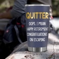 thumbnail image 5 of Retirement Gifts - Gift for Retired Coworker Boss - Quitter Tumbler - Retirement, Going Away, Farewell, Leaving, Goodbye Gifts for Women, Men, Retired People, Coworkers, Manager 20OZ, 5 of 6