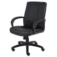 thumbnail image 4 of Scranton & Co Contemporary Mid-Back Caressoft Executive Office Chair in Black, 4 of 8